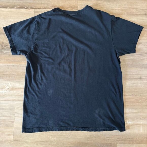 Vintage Y2K I Wrestled A Bear Once Black Shirt Size Large Mathcore Avant Garde - Picture 3 of 4